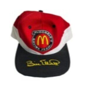 McDonald’s Racing Team Bill Elliott Hat Snapback Nascar Cap 1995 Embroidered VTG